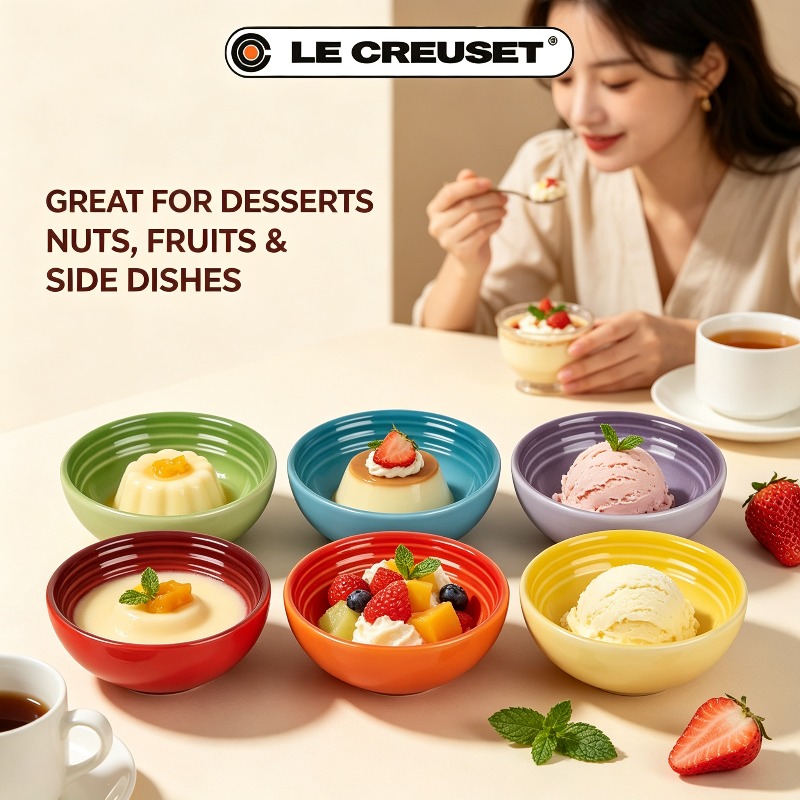 LE CREUSET 6Pcs Gradient Stone - огляд і ціна Meal Prep Bowl