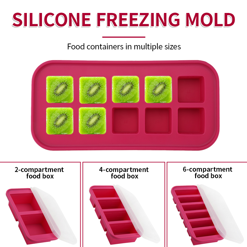 2 Or 3-Piece Silicone Freezer  - огляд і ціна Meal Prep Template
