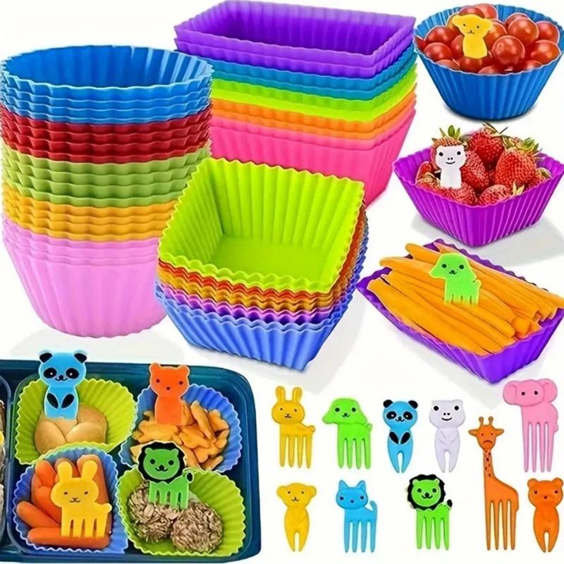 Lunch Box Divider Cup Reusable - огляд і ціна Meal Prep Template