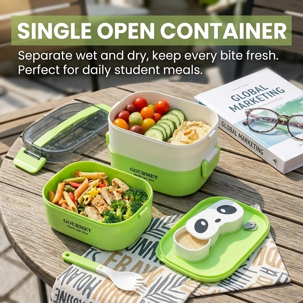 Microwavable Plastic Bento Box - огляд і ціна Meal Prep Or Prep Meal