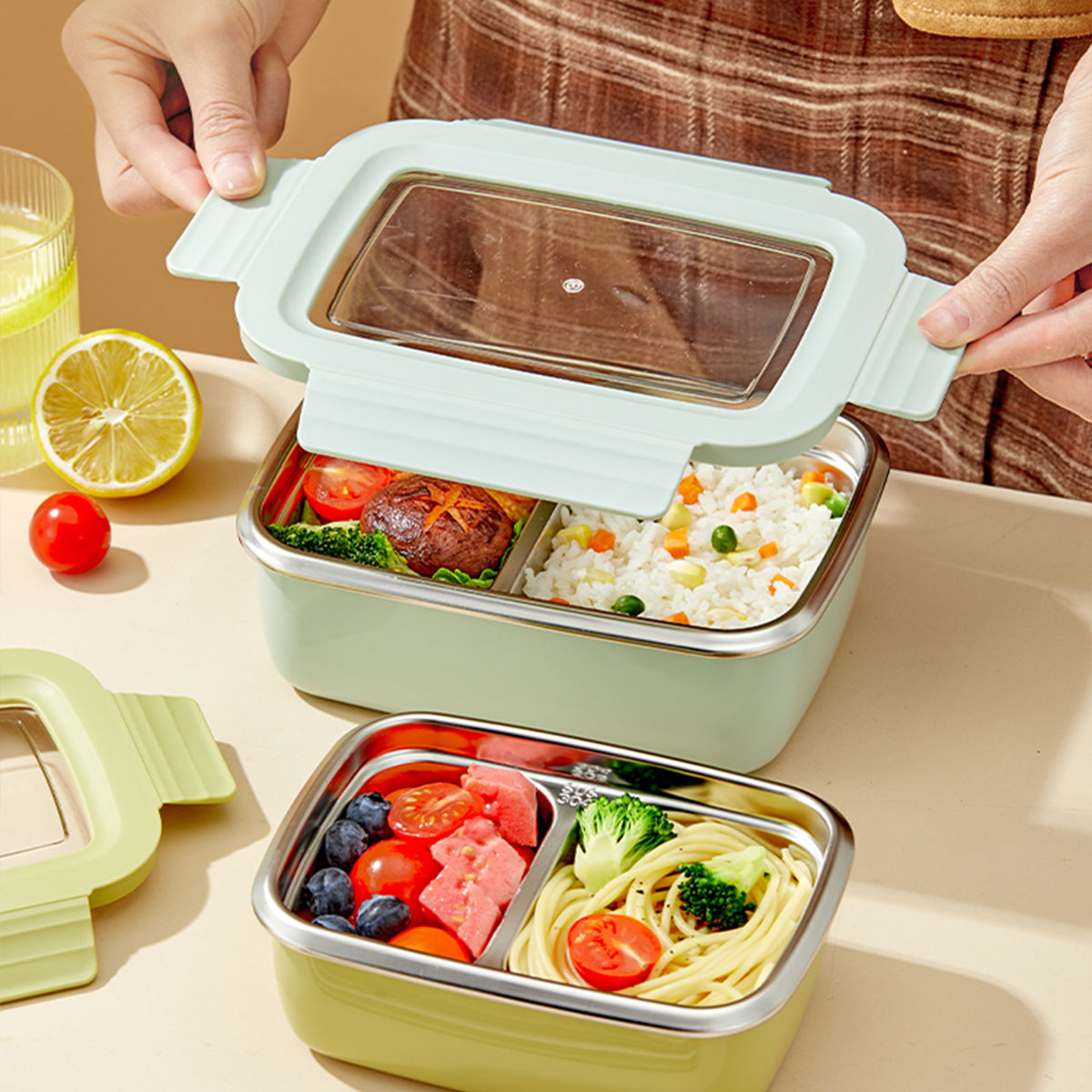 Microwave 304 Stainless Steel  - огляд і ціна Meal Prep Bowl