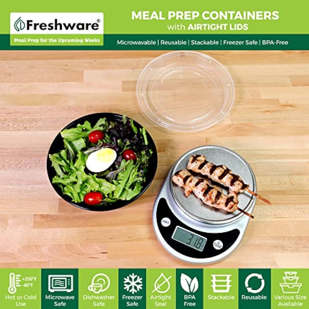 Meal Prep Bowl Containers [30  - огляд і ціна Meal Prep Bowl