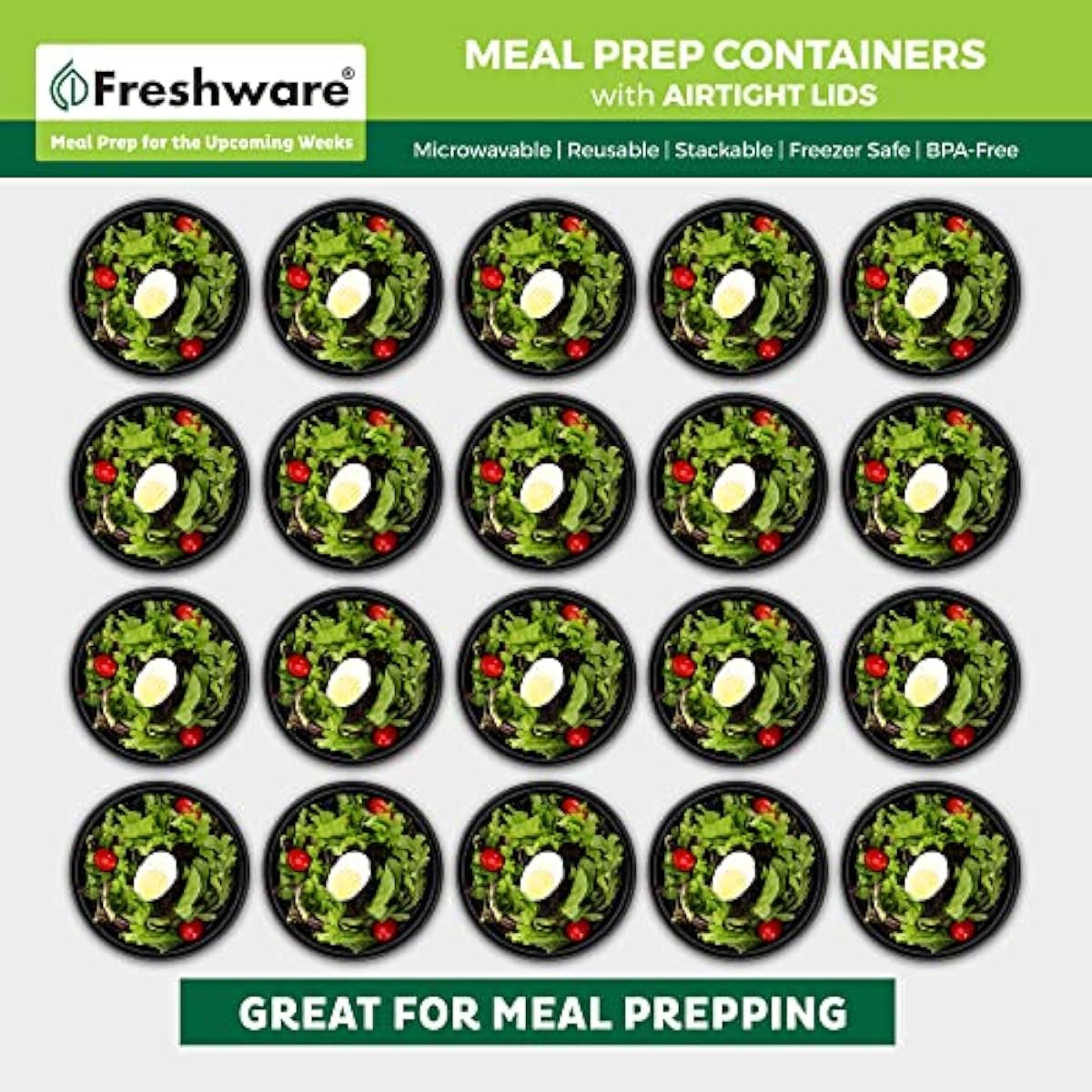 Meal Prep Bowl Containers [30  - огляд і ціна Meal Prep Bowl
