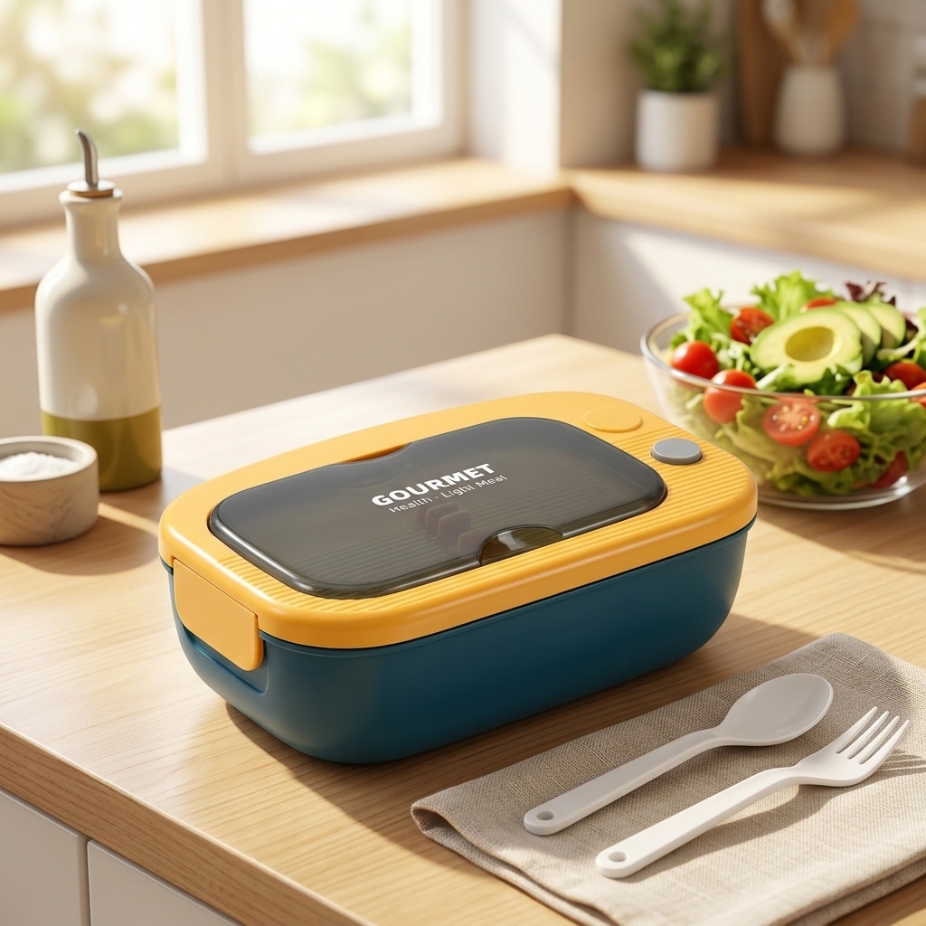 Plastic Bento Lunch Box 2 Comp - огляд і ціна Meal Prep Or Prep Meal