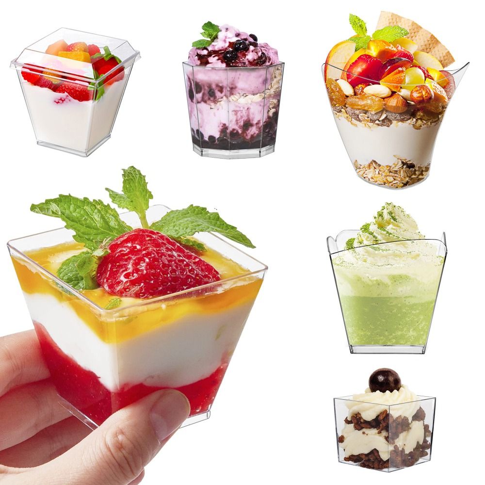 10Pcs Yogurt Cup Disposable Mo - огляд і ціна Sauce Dipping Cup