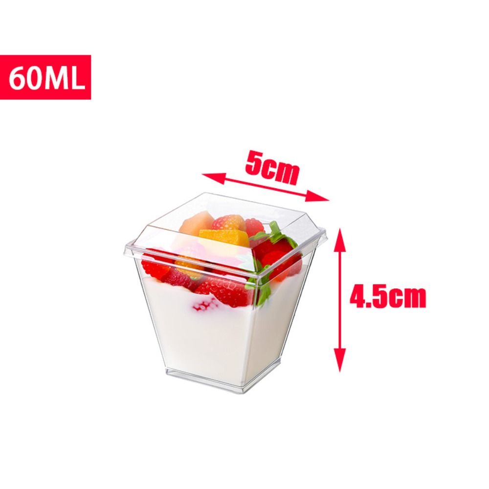 10Pcs Yogurt Cup Disposable Mo - огляд і ціна Sauce Dipping Cup