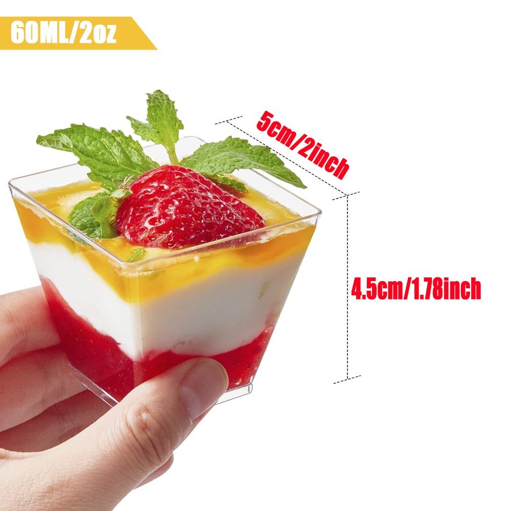 10Pcs Yogurt Cup Disposable Mo - огляд і ціна Sauce Dipping Cup