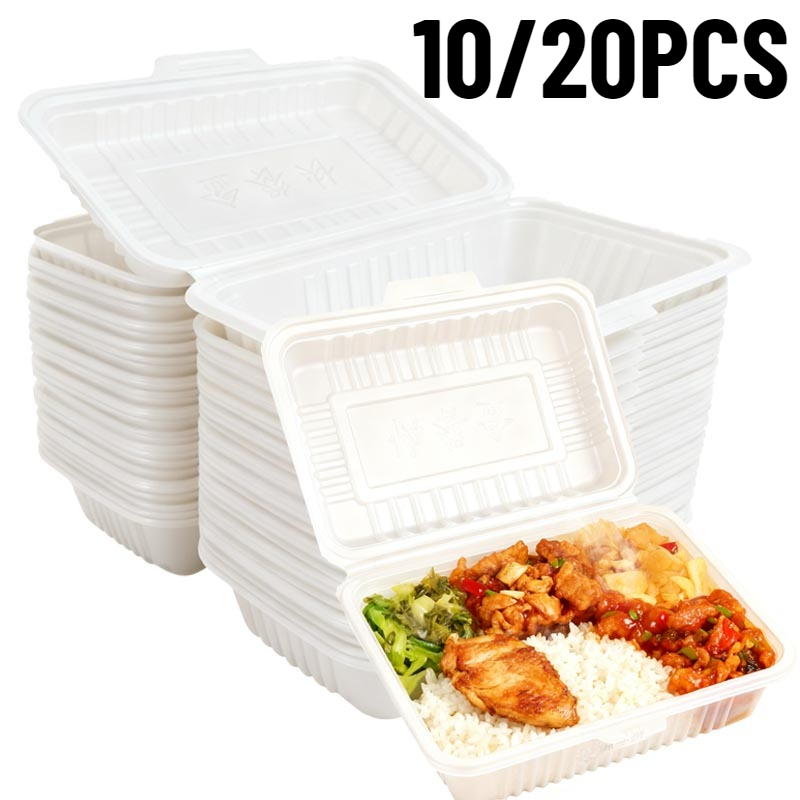 10/20PCS Disposable Lunch Boxe - огляд і ціна Meal Prep Bowl
